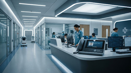 YMC IP Intercom installed in hospital operating room for sterile communication