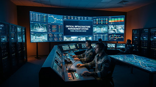 YMC IP Intercom control center for tunnel and railway critical infrastructure