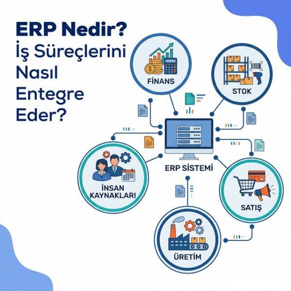 ERP nedir KOBİler için ERP sistemi kapsamlı rehber 2026