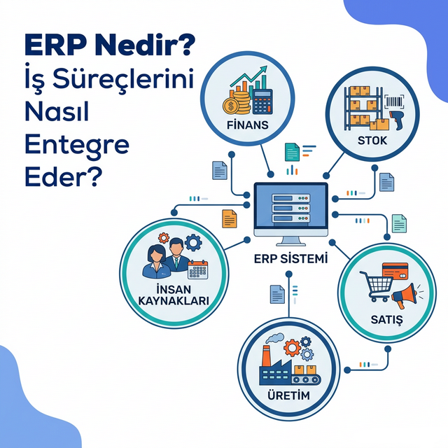ERP nedir KOBİler için ERP sistemi kapsamlı rehber 2026