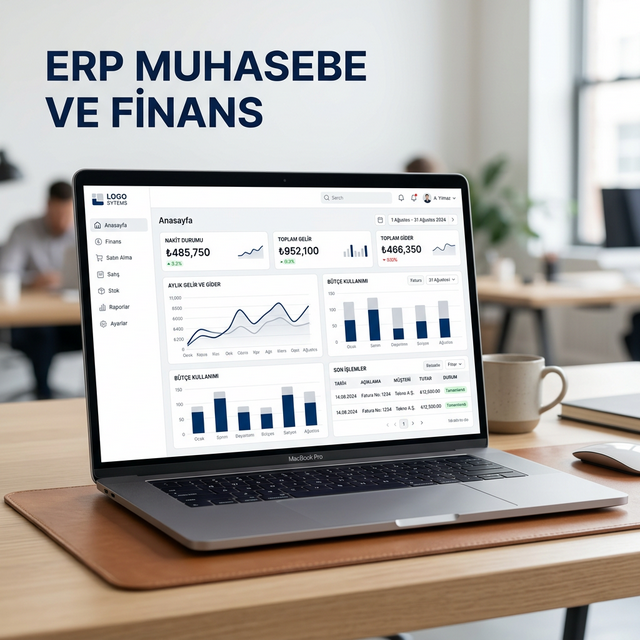 MES ve ERP Nedir: ERP Finans ve Muhasebe Ekranı
