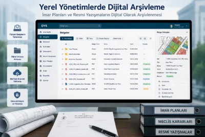 belediyelerde dijital arşiv imar planları ve ruhsat belgeleri yönetimi