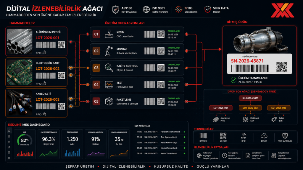 Dijital İzlenebilirlik Ağacı ve Lot Takibi
