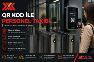 qr kod ile personel takibi turnike okuyucu donanimi