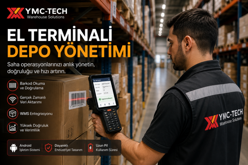 el terminali depo yönetimi ve endüstriyel mobil cihaz entegrasyonu