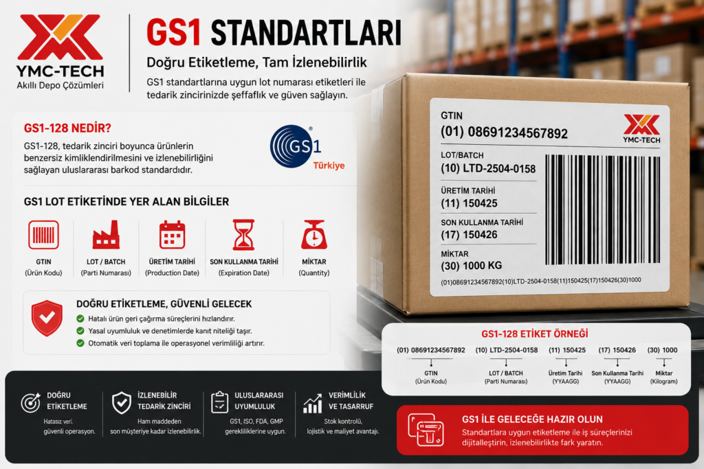 gs1 standartlarında lot numarası etiketi